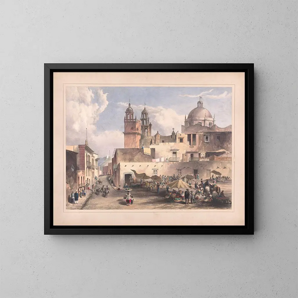 Vues d'Égerton au Mexique Pl09 - Daniel Thomas Egerton — gerahmtes Bild an der Wand
