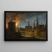 Brand in Antwerpen - Daniel van Heil — gerahmtes Bild an der Wand