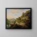 Vue de Civita Castellana - Daniël Dupré — gerahmtes Bild an der Wand