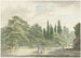 Spaziergänger auf einer Terrasse der Villa Conti in Frascati - Daniël Dupré — Ansicht des Kunstwerks