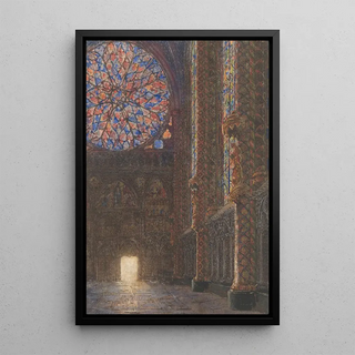 Danil Jordens - Interieur van de Sainte Chapelle naar de ingang te zien.webp