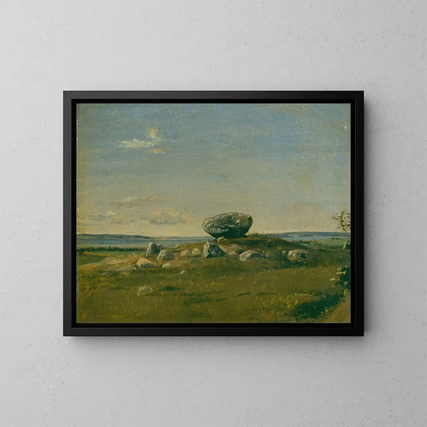 Barrow auf der Insel Brands - Dankvart Dreyer — gerahmtes Bild an der Wand