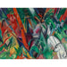 Reproduktion des Gemäldes Im Regen - Franz Marc