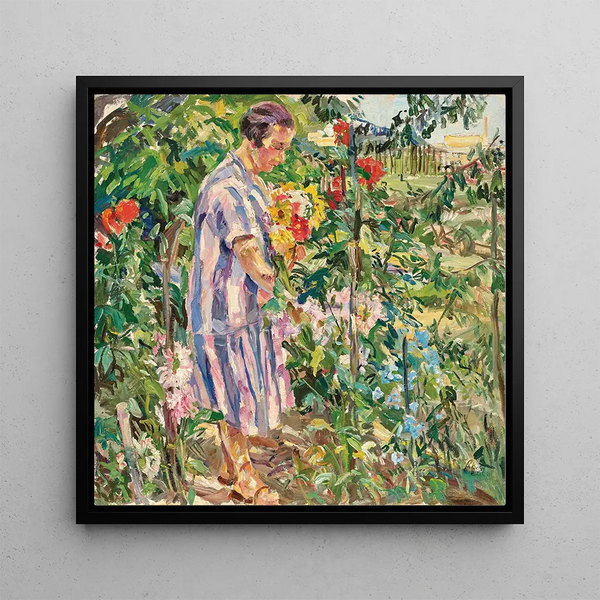 Dans le jardin - August Rieger