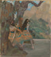 Reproduktion des Gemäldes Tänzer im Backstage-Bereich - Edgar Degas