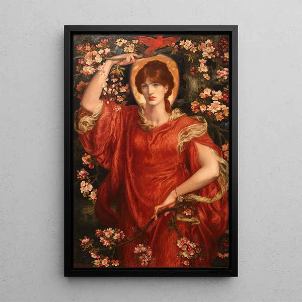 Reproduktion des Gemäldes Eine Vision von Fiammetta - Dante Gabriel Rossetti