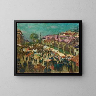 Mars in Navarre - Darío de Regoyos — gerahmtes Bild an der Wand