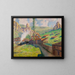 Zug vorbeifahrend bei Pancorbo - Darío de Regoyos — gerahmtes Bild an der Wand