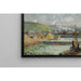 Reproduktion des Gemäldes Darse de Pêche et Bassin Duquesne, Dieppe - Camille Pissarro