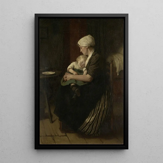 David Adolph Constant Artz - Lulled to Sleep.webp