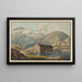 L'Hospice de la Grimsel - David Alois Schmid — gerahmtes Bild an der Wand