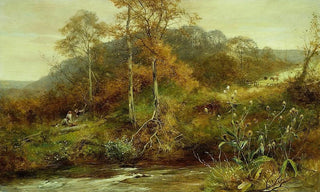 David Bates - Autumn River Scene The Brook.webp
