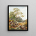À Glen Falloch - David Bates — gerahmtes Bild an der Wand