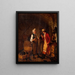 Der Weinhändler - David Col — gerahmtes Bild an der Wand