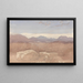 Aussicht auf Berge im Norden von Wales - David Cox — gerahmtes Bild an der Wand