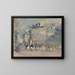 Eine religiöse Prozession - David Cox — gerahmtes Bild an der Wand