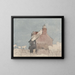 Cottage à Northfleet, Kent - David Cox — gerahmtes Bild an der Wand