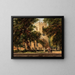 Kirche von Harborne bei Birmingham - David Cox — gerahmtes Bild an der Wand