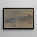 Landschaft bei Mondschein - David Cox — gerahmtes Bild an der Wand