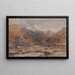 Flusslandschaft im Wales-Land - David Cox — gerahmtes Bild an der Wand