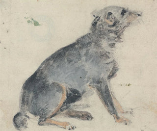 Studie eines Hundes - David Cox — Ansicht des Kunstwerks