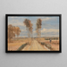 L'avenue des peupliers nach Hobbema - David Cox — gerahmtes Bild an der Wand