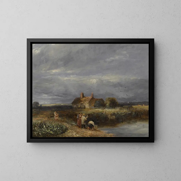 Die jungen Matrosen - David Cox — gerahmtes Bild an der Wand