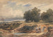Landschaft mit Männern beim Sanddurchsiebung - David Cox Jr — Ansicht des Kunstwerks