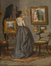 Eine Dame im Atelier - David Jacobsen — Ansicht des Kunstwerks