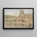 Pont Royal à Paris, esquisse - David Jacobsen — gerahmtes Bild an der Wand