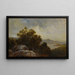 in der Nähe des Lake George in The Hague - David Johnson — gerahmtes Bild an der Wand
