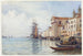 Der Kanal der Giudecca mit Schiffen in der Nähe der Kirche der Gesuati - David Law — Ansicht des Kunstwerks