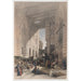 Reproduktion des Gemäldes Bazar des marchands de soie Le Caire - David Roberts