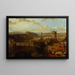 Edinburgh vom Calton Hill - David Roberts — gerahmtes Bild an der Wand