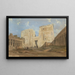 Eingang des Tempels von Isis in Philae - David Roberts — gerahmtes Bild an der Wand