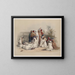 Im Sklavenmarkt in Kairo - David Roberts — gerahmtes Bild an der Wand