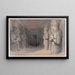 Innenansicht des Tempels von Abu Simbel, 9. November 1836, Nubien - David Roberts — gerahmtes Bild an der Wand