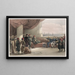 Interview mit dem Vizekönig von Ägypten in seinem Palast in Alexandria am 12. Mai 1839 - David Roberts — gerahmtes Bild an der Wand