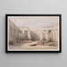 Medinet Abou Medinet Habu Theben 5. Dezember 1832 - David Roberts — gerahmtes Bild an der Wand