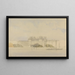 Maison Montague, Whitehall - David Roberts — gerahmtes Bild an der Wand