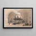 Moschee des Sultans Hassan in Kairo - David Roberts — gerahmtes Bild an der Wand