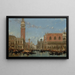 Place Saint-Marc depuis le canal Venedig - David Roberts — gerahmtes Bild an der Wand