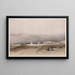 Ruinen des Memnoniums Theben 5. Dezember 1838 - David Roberts — gerahmtes Bild an der Wand