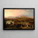Ruinen des großen Tempels von Karnak bei Sonnenuntergang - David Roberts — gerahmtes Bild an der Wand