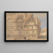 Saint-Lô - David Roberts — gerahmtes Bild an der Wand
