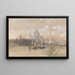 Saint Paul - David Roberts — gerahmtes Bild an der Wand