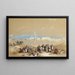 Suez - David Roberts — gerahmtes Bild an der Wand
