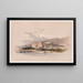 Tempel von Kalabshee (Kalabsha, Kalbishah), Nubien, Nov. 1838 - David Roberts — gerahmtes Bild an der Wand