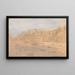 L'Alcazaba vom Pier aus, Málaga - David Roberts — gerahmtes Bild an der Wand