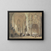 L'église de Dixmude, Flandre-Occidentale - David Roberts — gerahmtes Bild an der Wand